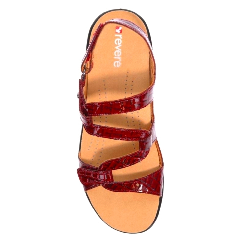 Reverse Red Strappy Sandals♥️GREAT SHAPE